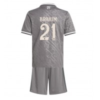 Maglia Calcio Real Madrid Brahim Diaz #21 Terza Divisa Bambino 2024-25 Manica Corta (+ pantaloncini)